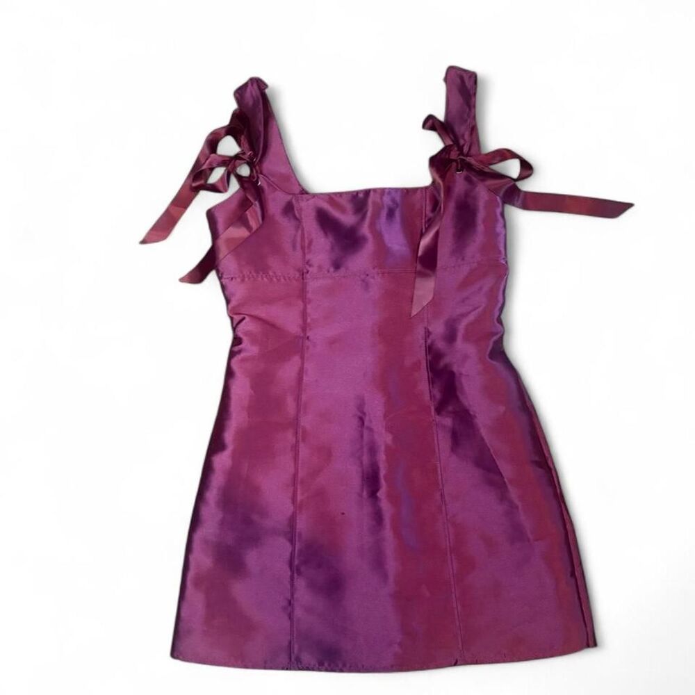 Current-mood Women's Purple and Burgundy Dress